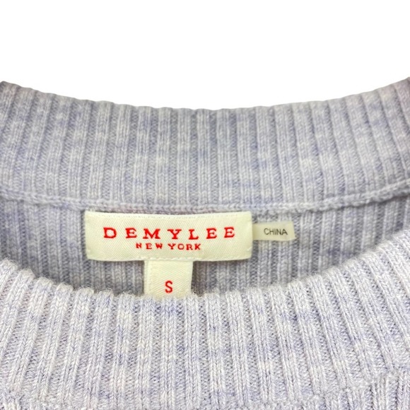 Demylee Ribbed Sweater Dress Wool Blend sz S - Picture 5 of 6